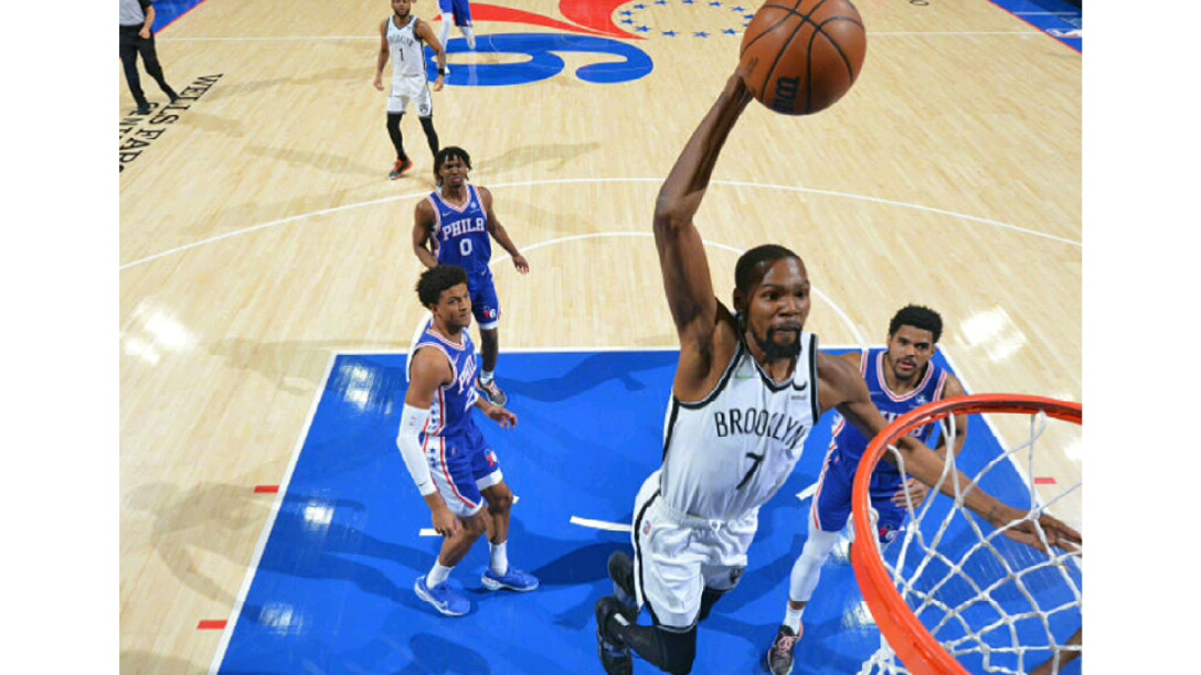 开云体育-篮网完胜76人，克莱刷新纪录